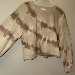 Tie-Dye crop Crewneck